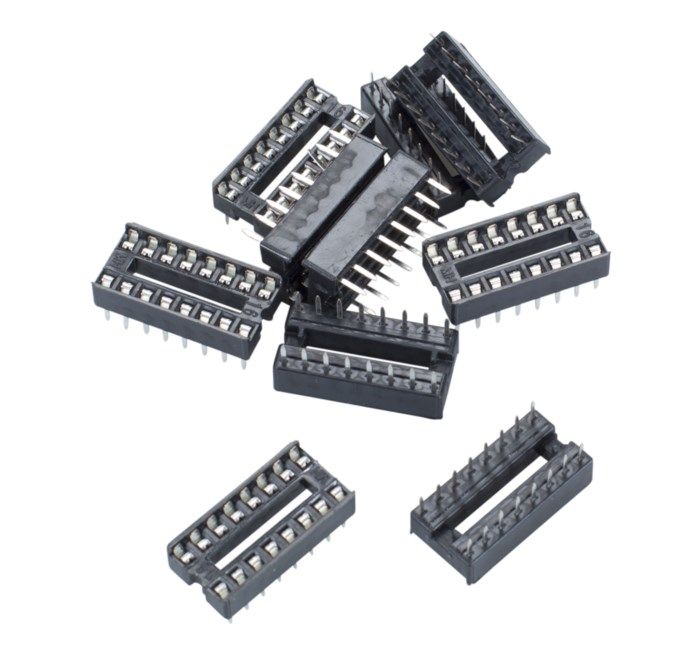 Luxorparts IC-holder 16-pin 10-pk.