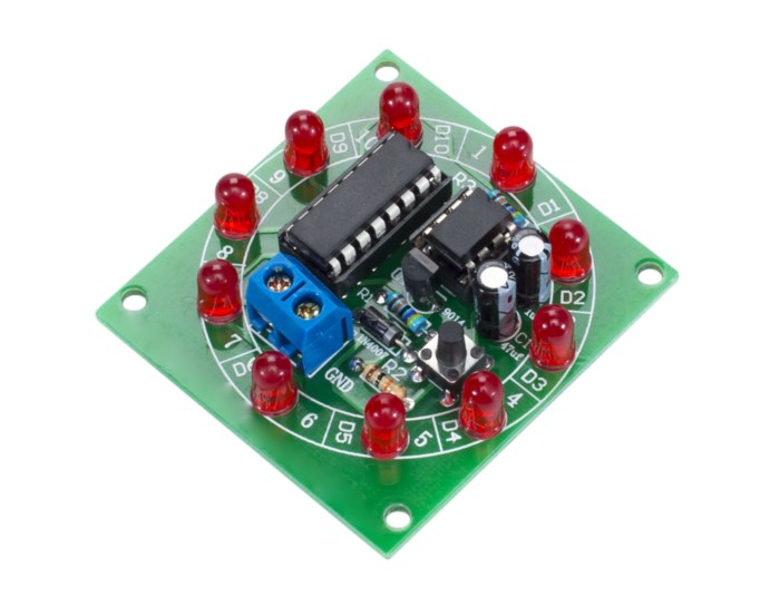 Luxorparts LED-lykkehjul - byggesett