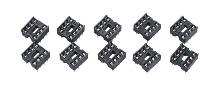 Luxorparts IC-holder 8-pin 10-pk.