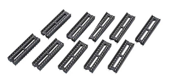 Luxorparts IC-holder 28-pin 10-pk.