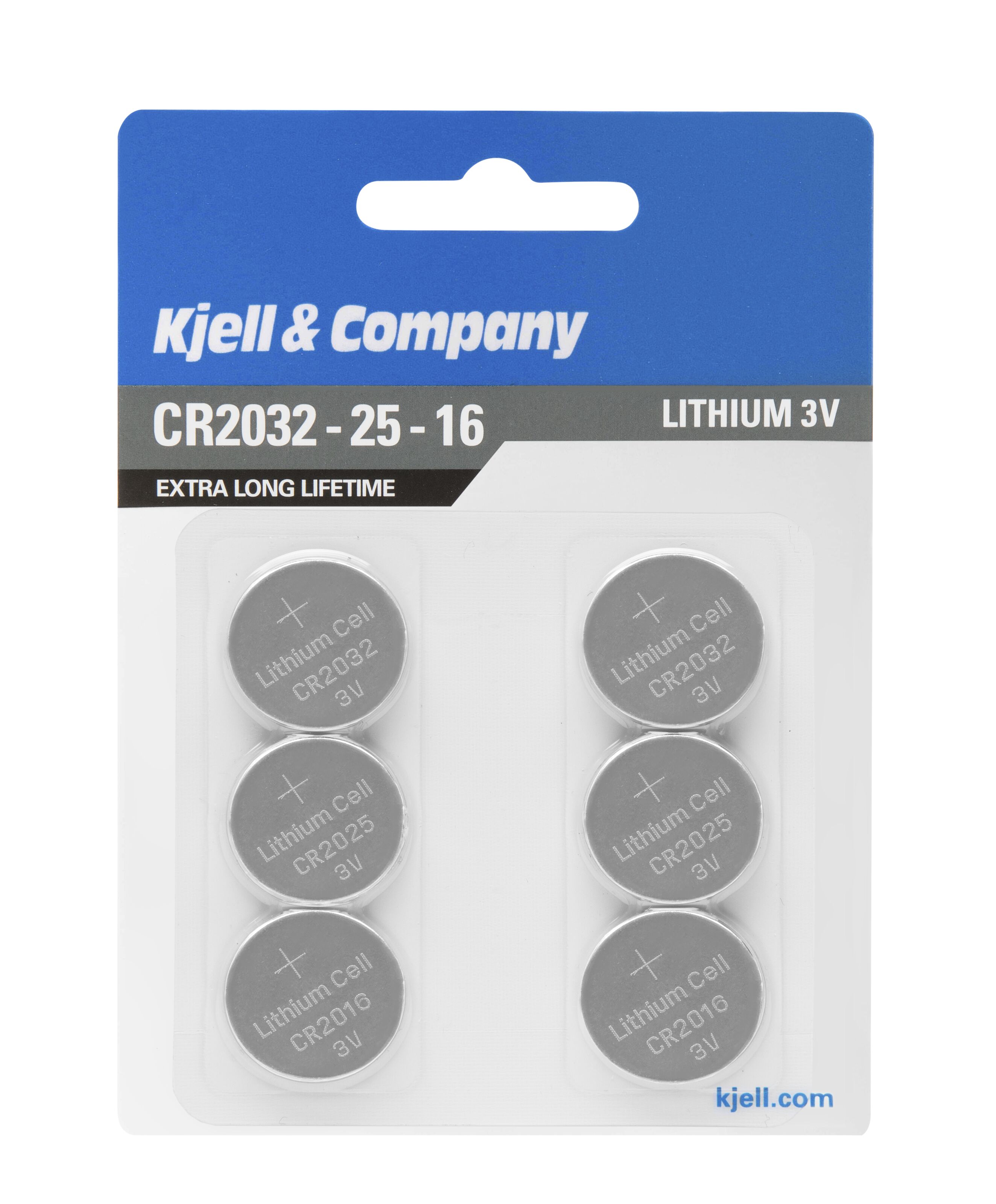 Kjell & Company Litiumbatteri multipakke