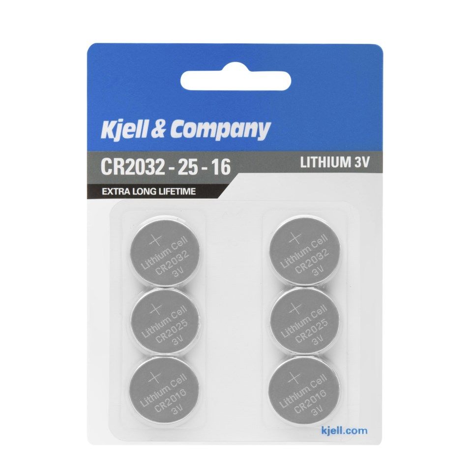 Kjell & Company Litiumbatteri multipakke