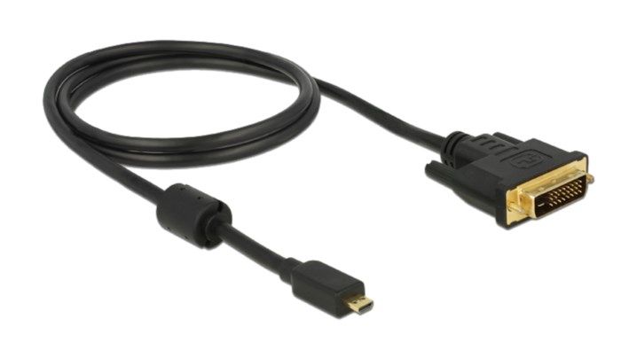 Adapterkabel Micro-HDMI till DVI-D 1 m