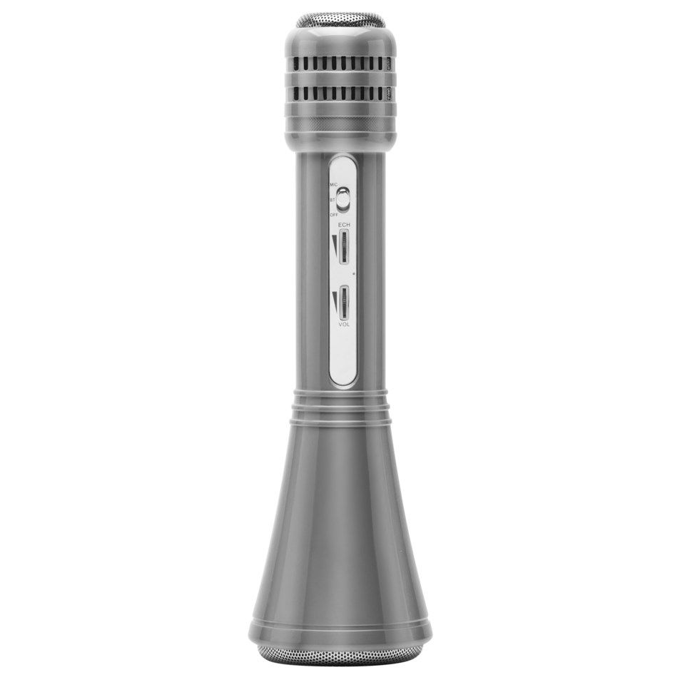 Roxcore Star Karaokemikrofon for mobilen Sølv
