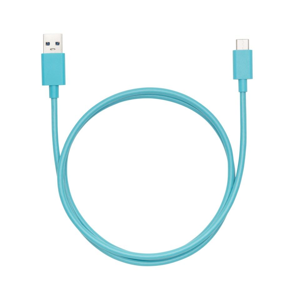 Linocell USB-C-kabel til USB 3.0 Blå 1 m