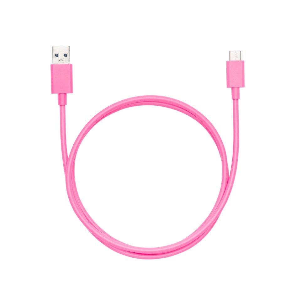 Linocell USB-C-kabel til USB 3.0 Rosa 1 m