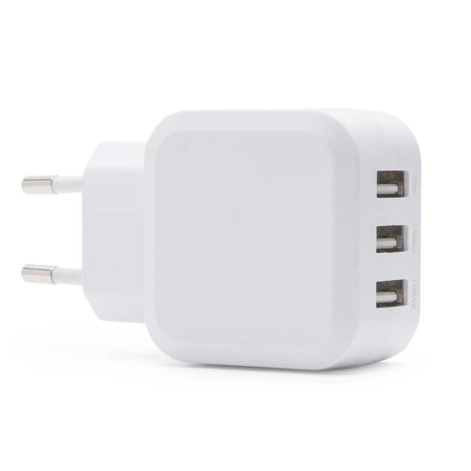 Linocell 4,8 A USB laddare med tre portar USB laddare Linocell 4,8 A USB laddare med tre portar USB laddare