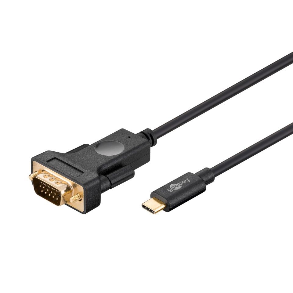 USB-C-kabel til VGA
