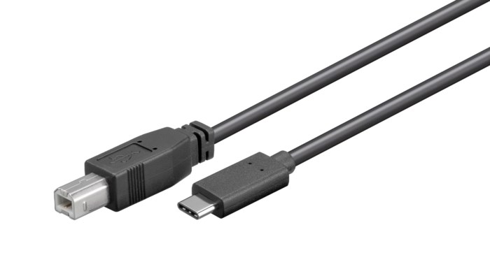 Nedis USB-C-kabel till USB-B 2.0 1 m