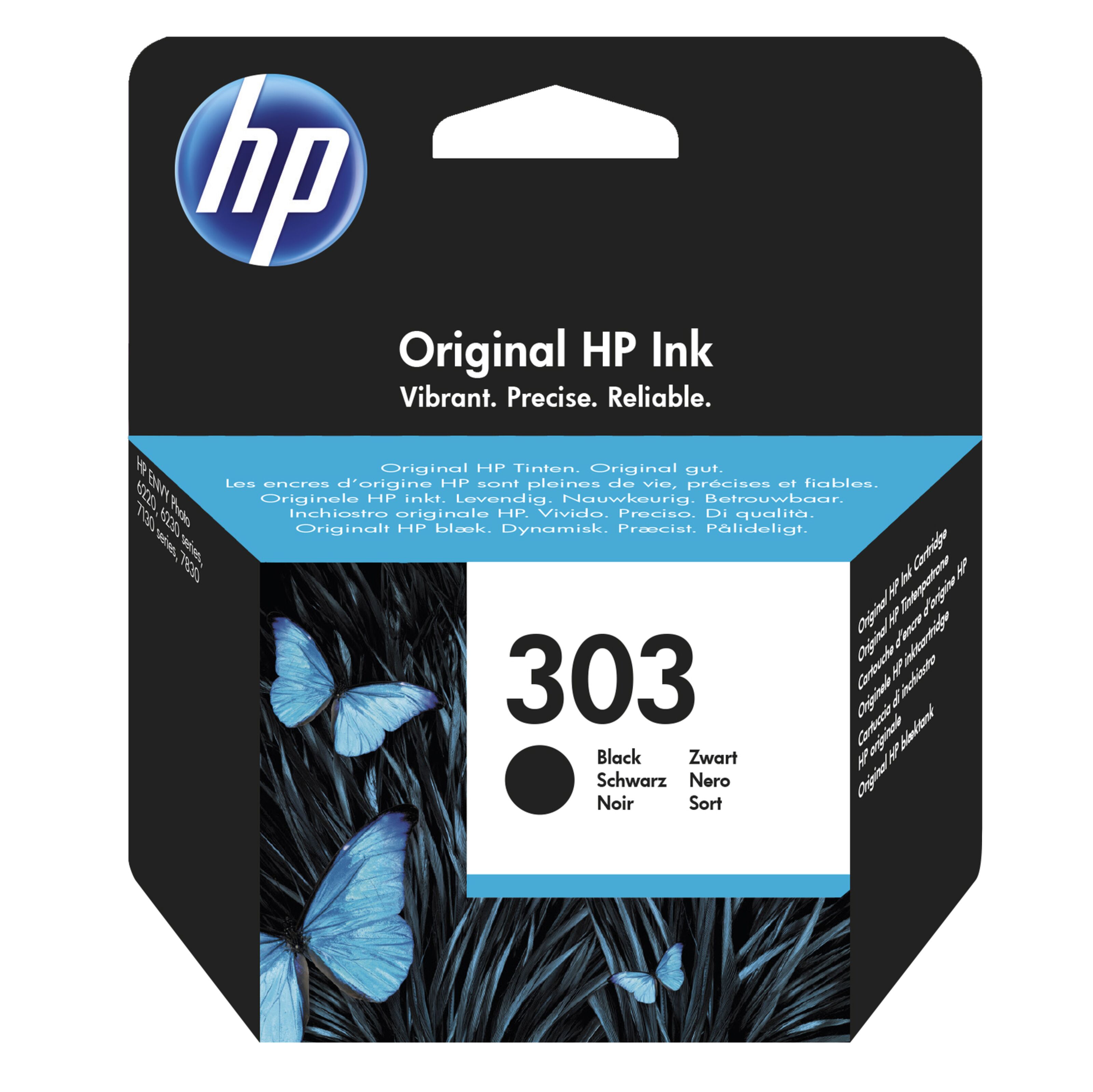 HP 303 Blekkpatron - Svart