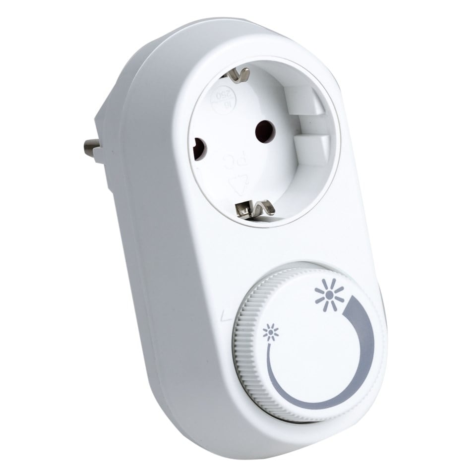 Portabel dimmer for LED-, gløde- og halogenlys 3-200 W