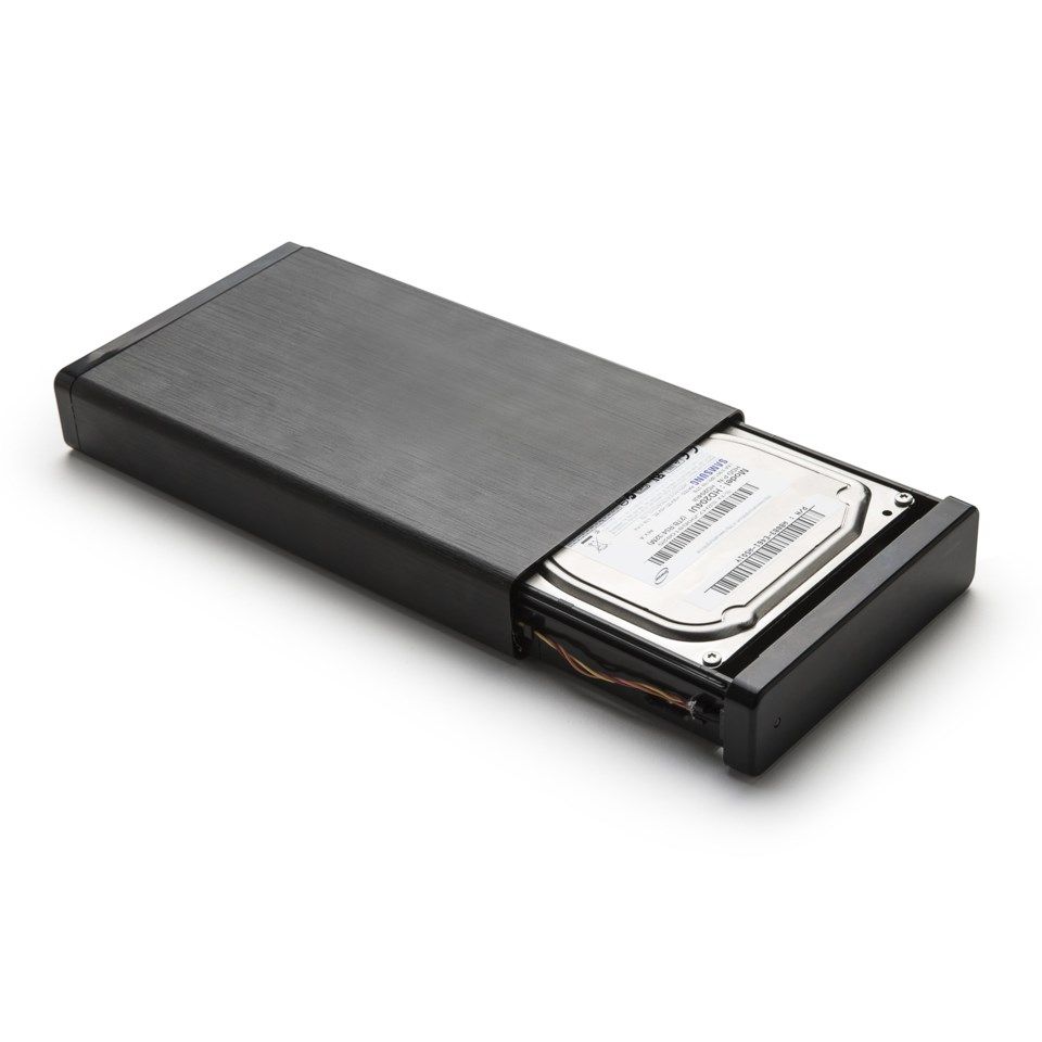 Plexgear Harddiskkabinett 3,5" USB-C 3.1