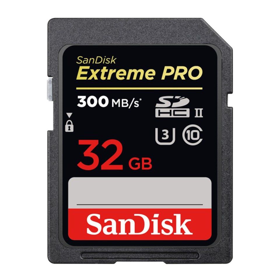 Sandisk Extreme Pro SD-kort 32 GB