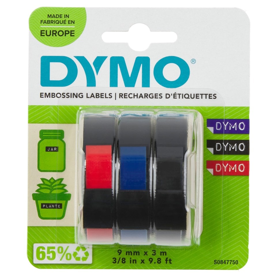 Dymo Präglingstejp för Omega 3-pack