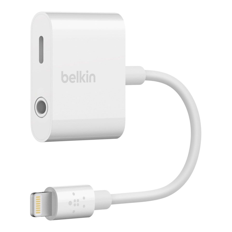 Belkin Lightning Audio + Charge Rockstar Lightning och 3,5 mm-adapter