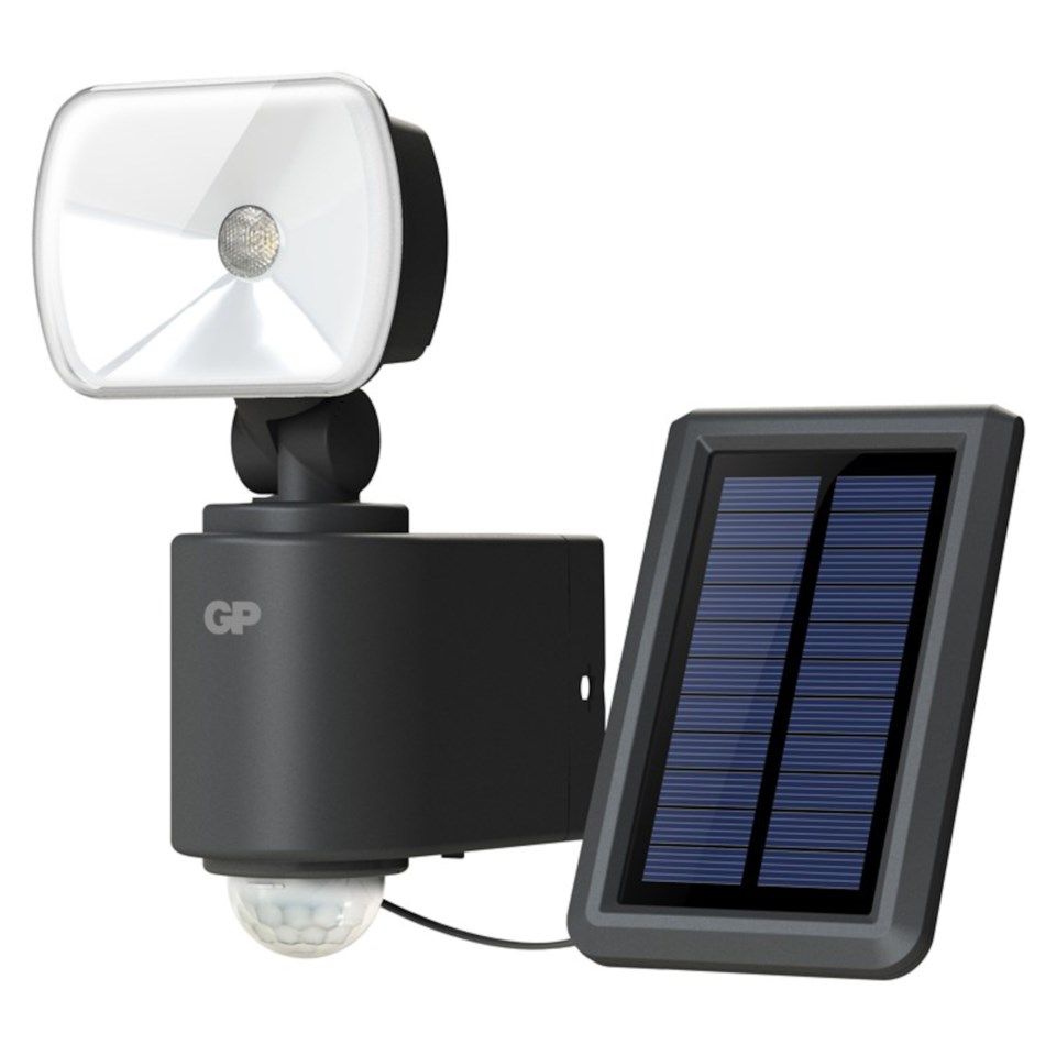 GP Safeguard RF 3.1H Solcelledrevet LED-lyskaster (130 lm)