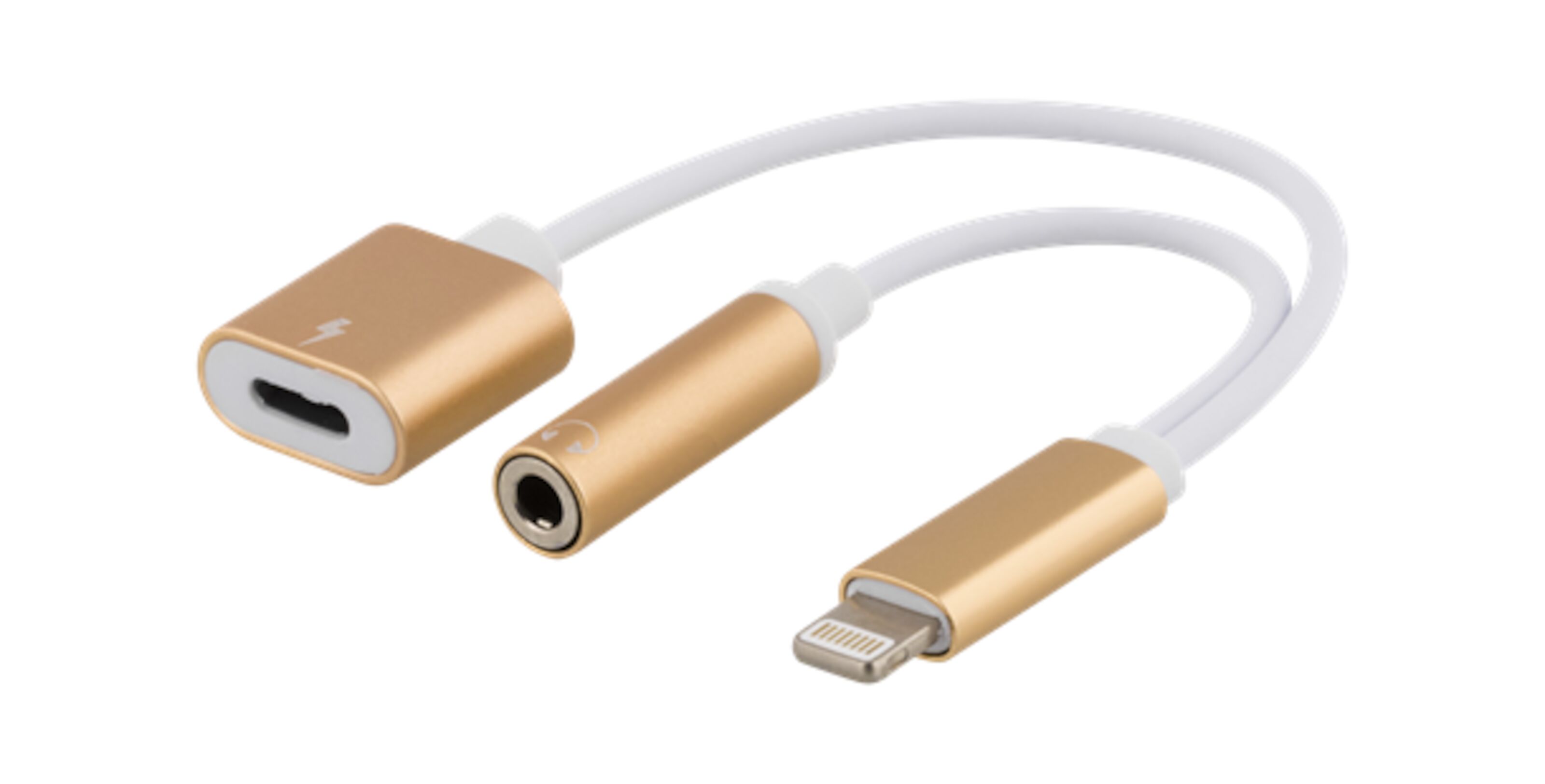 Lightning til Lightning og 3,5 mmadapter Kabler til iPhone