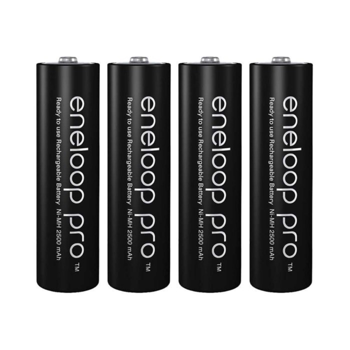 Panasonic Eneloop Pro Laddningsbara AA-batterier 2500 mAh 4-pack