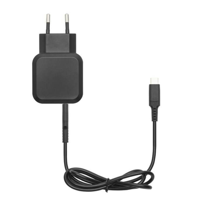 Linocell USB-C-laddare med USB-C-kabel 3 A Svart