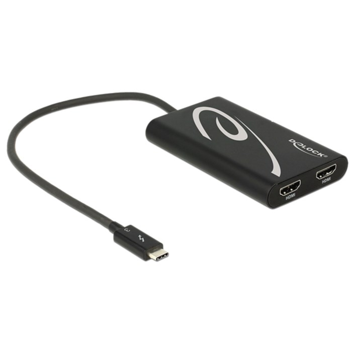 Adapter Thunderbolt 3 till dubbla HDMI