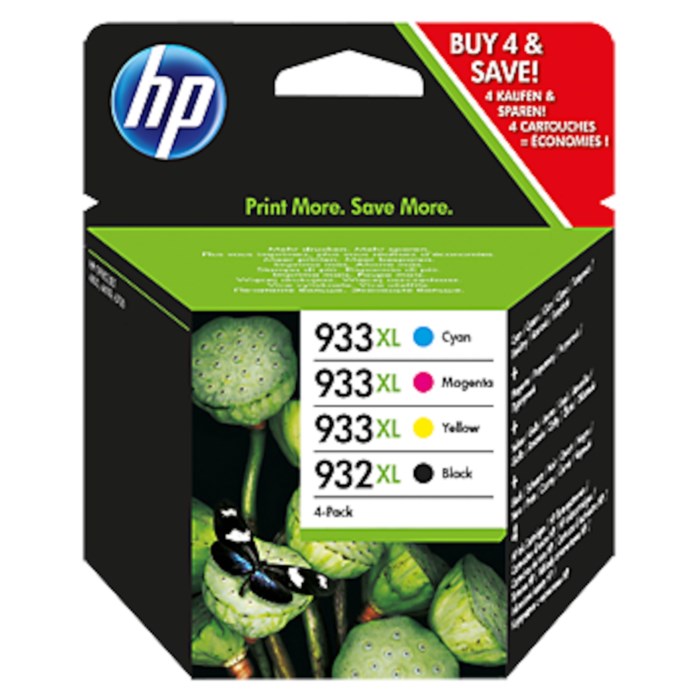HP 932XL og 933XL Blekkpatroner 4-pk. til 899,- fra | Allematpriser.no