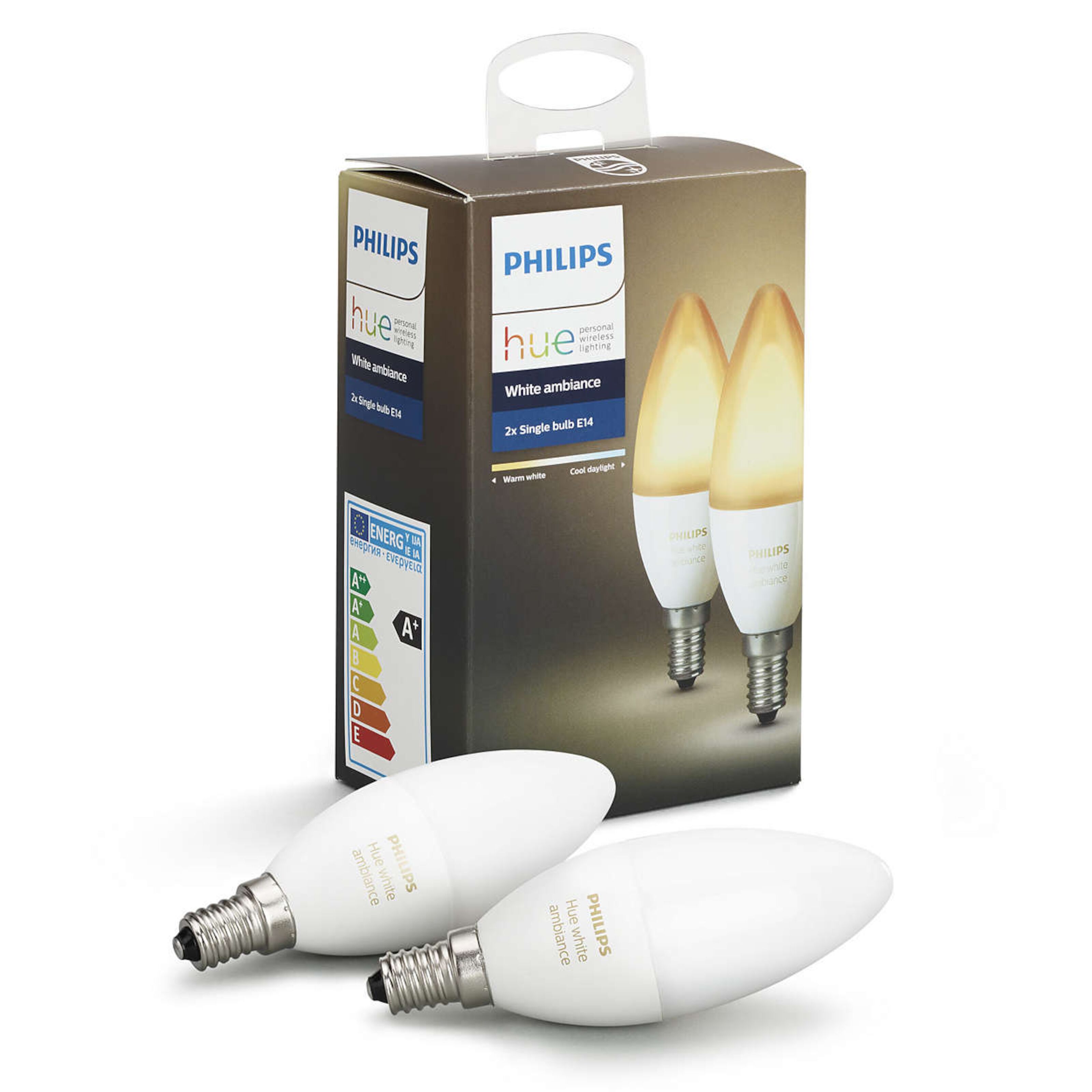Philips Hue Ambiance Smart LED-pære E14 470 lm - Homekit | Kjell.com