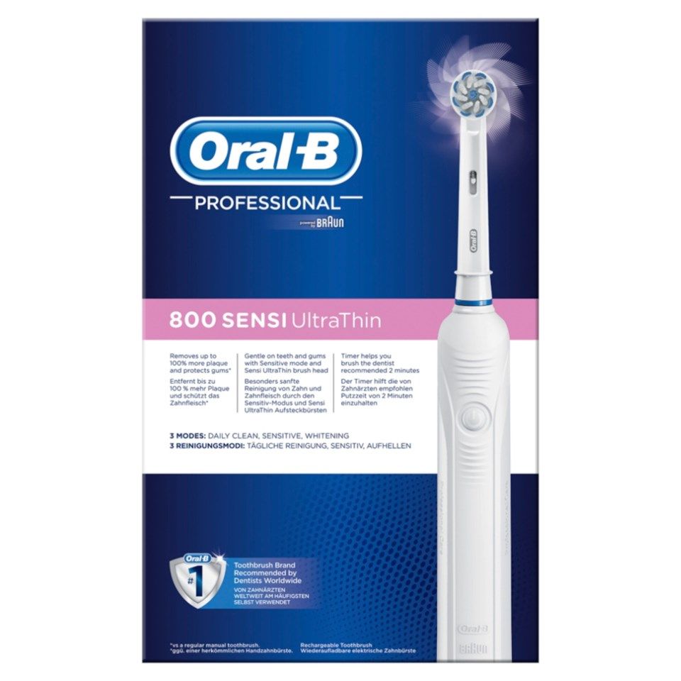 Oral-B Pro 800 Sensitive Clean Elektrisk tannbørste