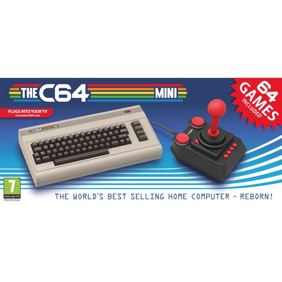The C64 Mini Konsoll for Commodore 64-spill