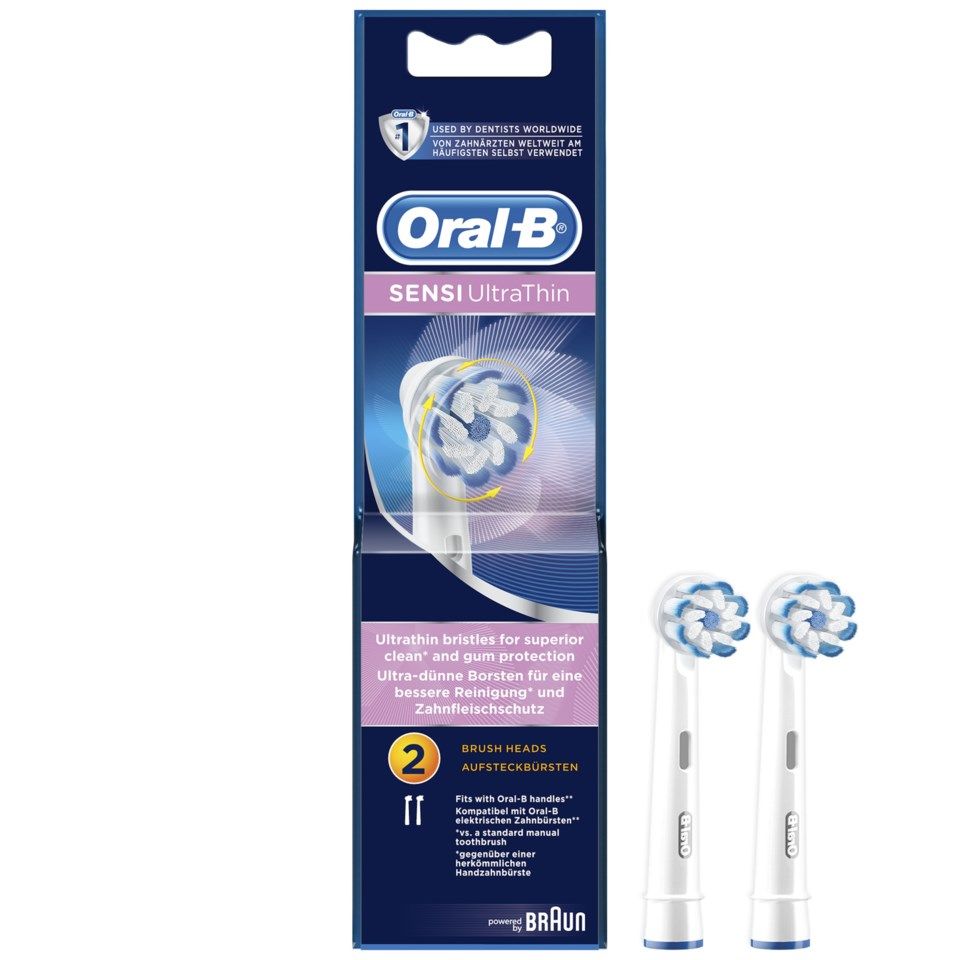 Oral-B Sensi Ultrathin Tannbørstehode 2-pk.