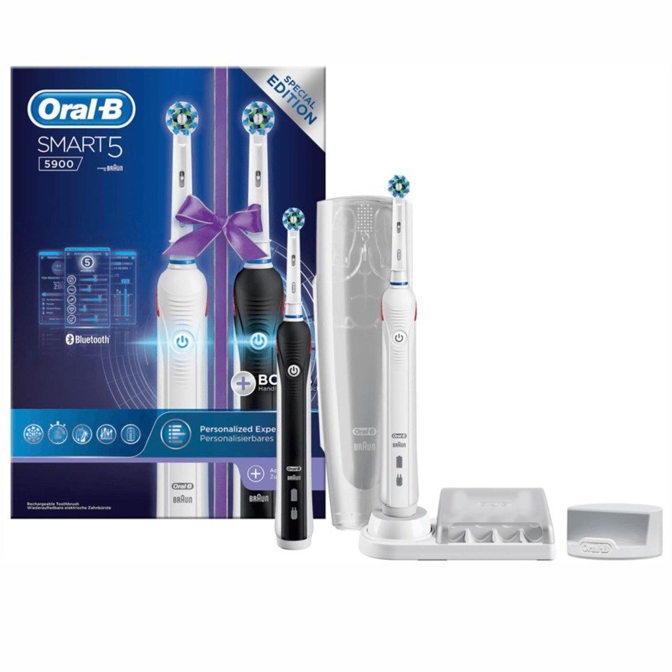 Oral-B Smart 5900 Duo Elektrisk tannbørste 2-pk.