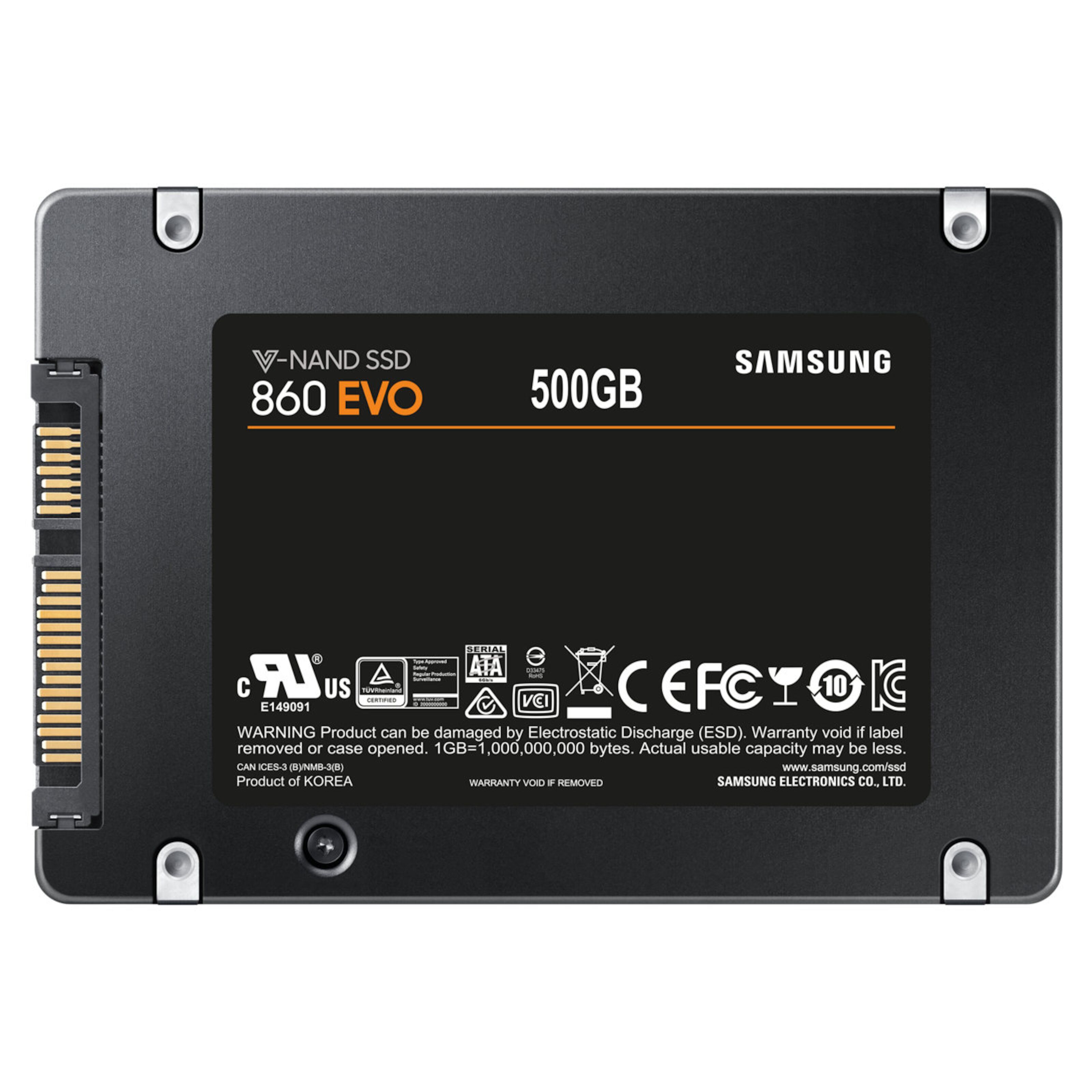 Samsung Evo Ssd 860 Evo 120gb Samsung 860 EVO 500GB SATA SSD MZ