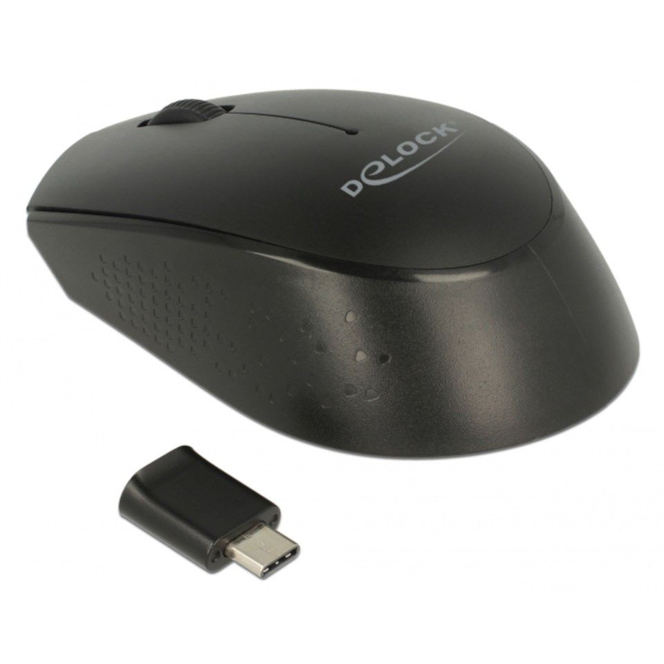 Trådløs mellomstor mus med USB-C-mottaker