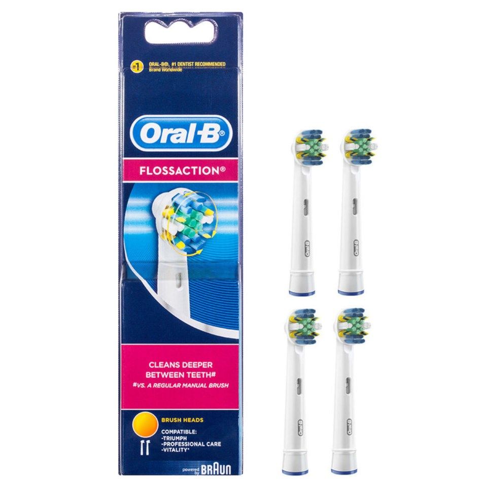 Oral-B Flossaction Tandborsthuvud 4-pack