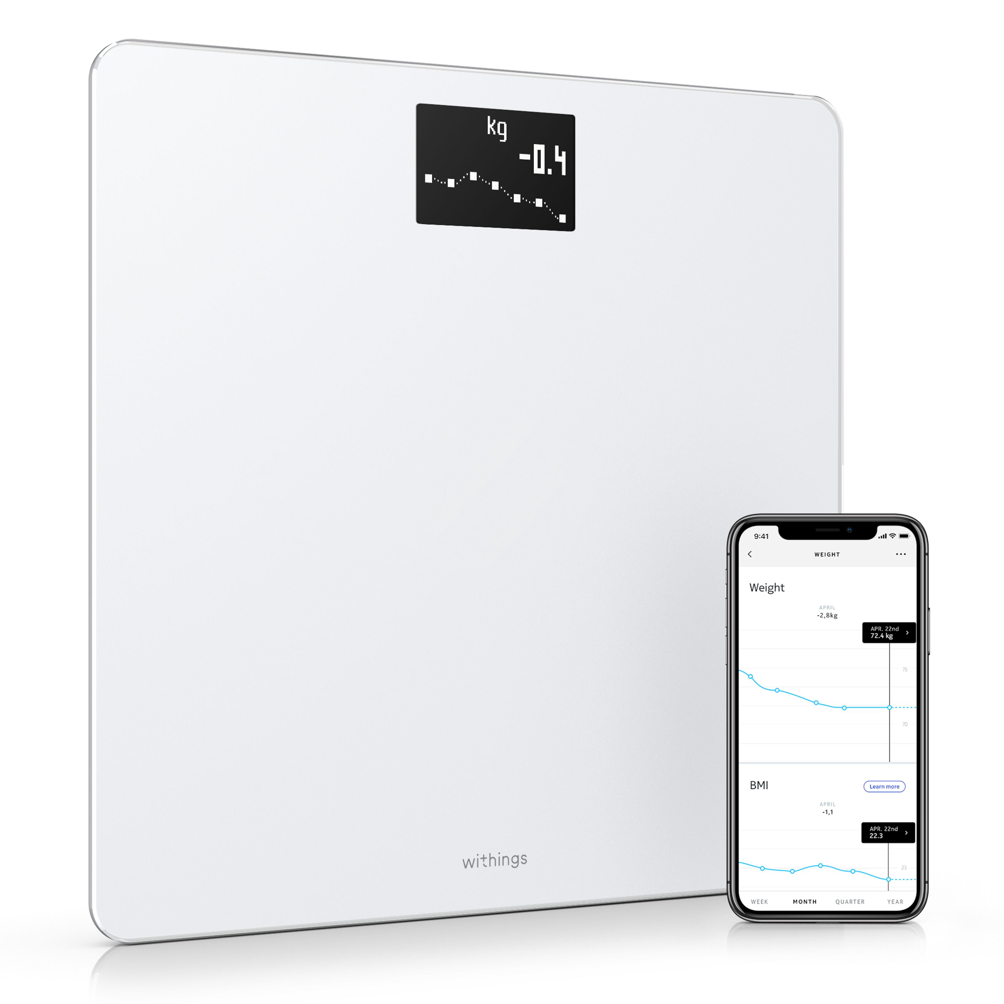 Withings Body Personvekt med wifi Hvit