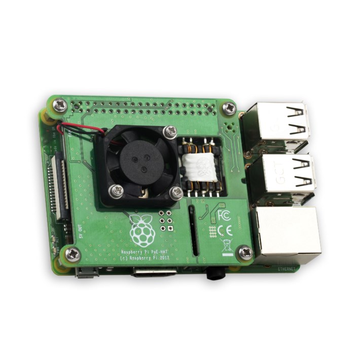 Raspberry Pi POE-HAT för Raspberry Pi 3 B+