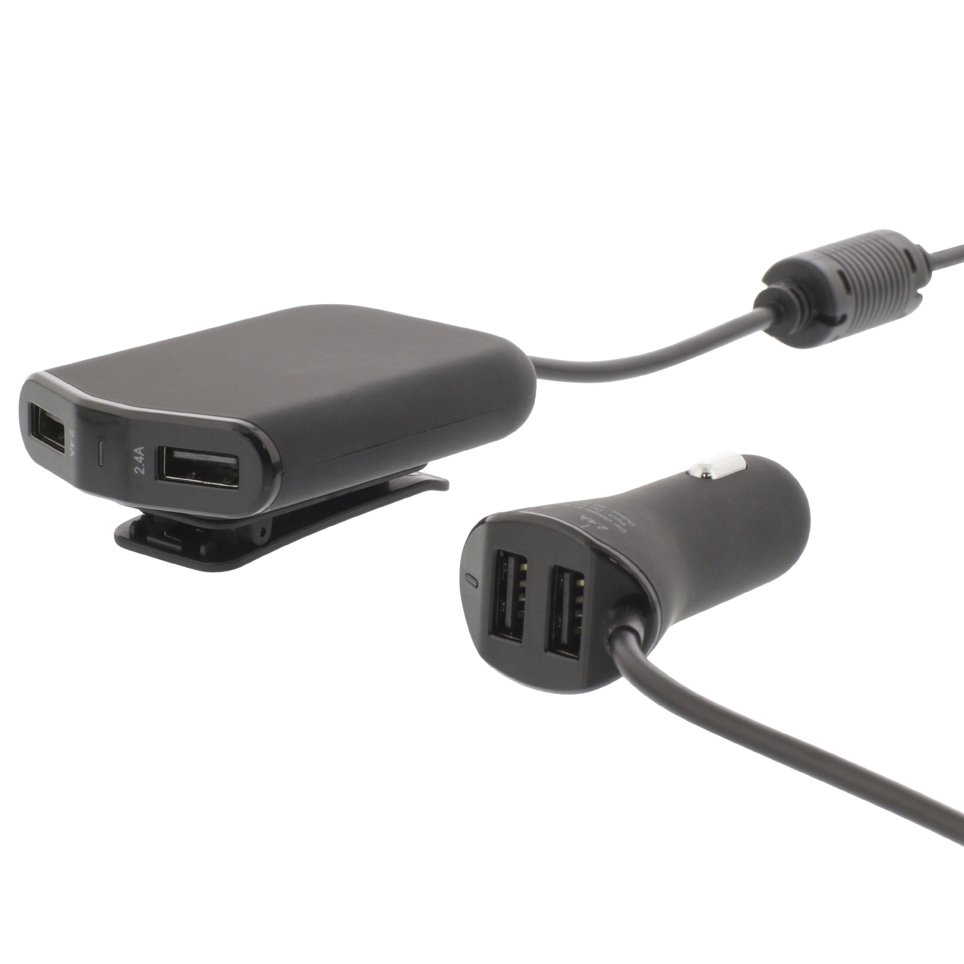 USB billaddare med 4 portar 9,6 A USB billaddare med 4 portar 9,6 A