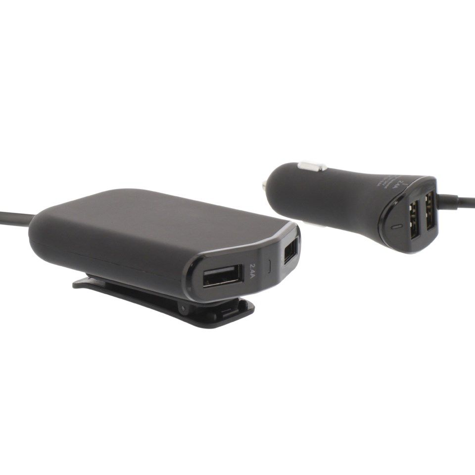 USB-billader med 4 porter 9,6 A