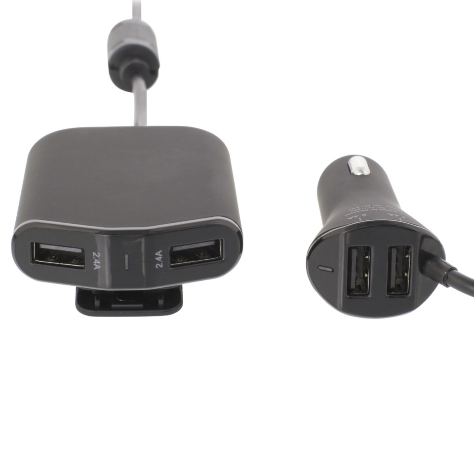 USB billaddare med 4 portar 9,6 A USB billaddare med 4 portar 9,6 A