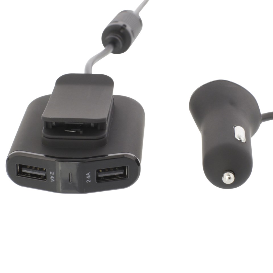 USB billaddare med 4 portar 9,6 A USB billaddare med 4 portar 9,6 A