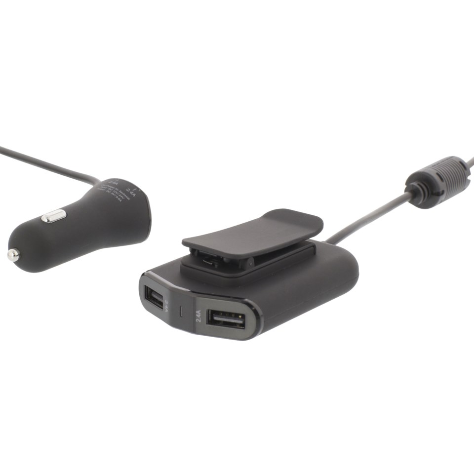 USB billaddare med 4 portar 9,6 A USB billaddare med 4 portar 9,6 A