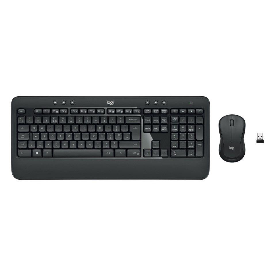 Logitech MK540 Trådløst tastatur og mus