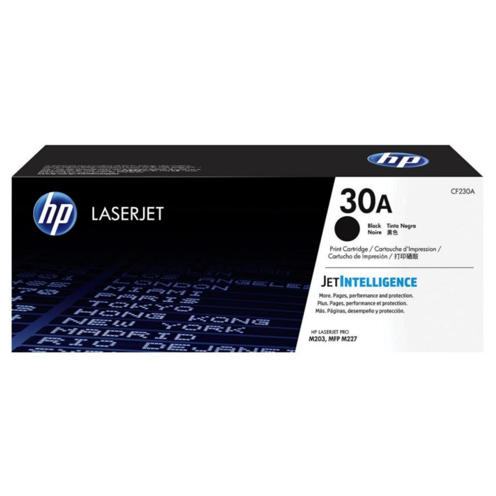 HP Toner 30A Svart