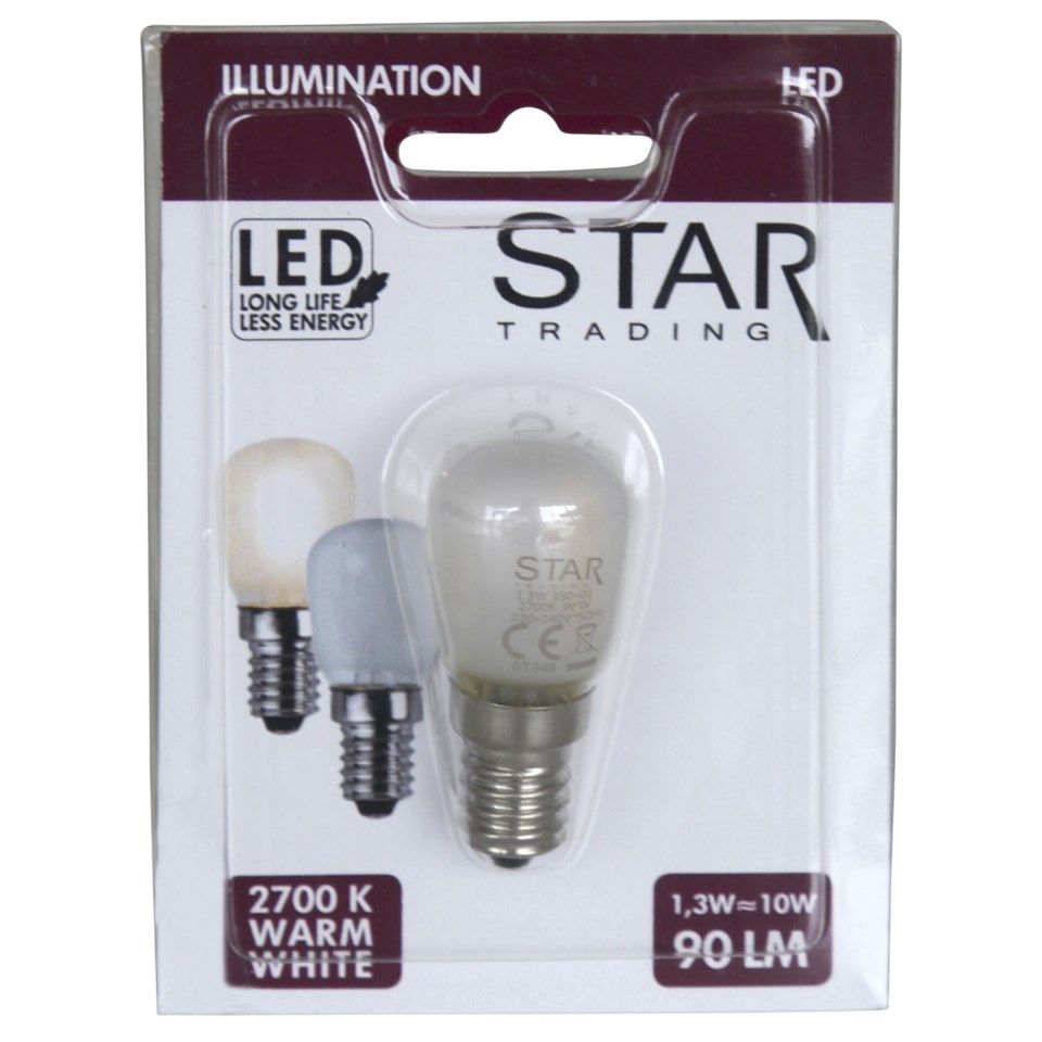 Päronlampa LED E14 90 lm