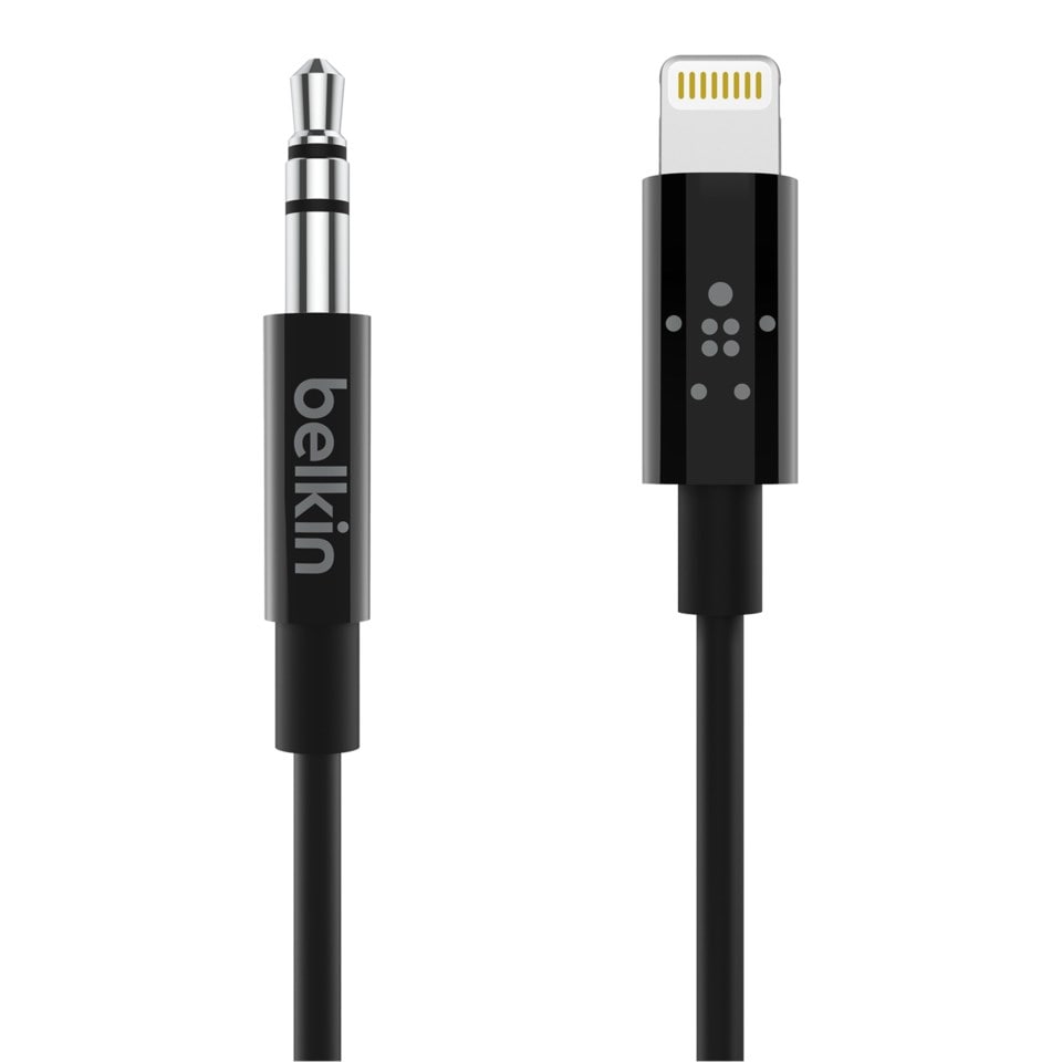 Belkin Lightning til 3,5 mm-kabel 180 cm