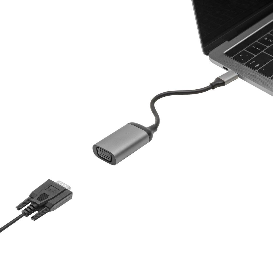 Adapter USB-C til VGA