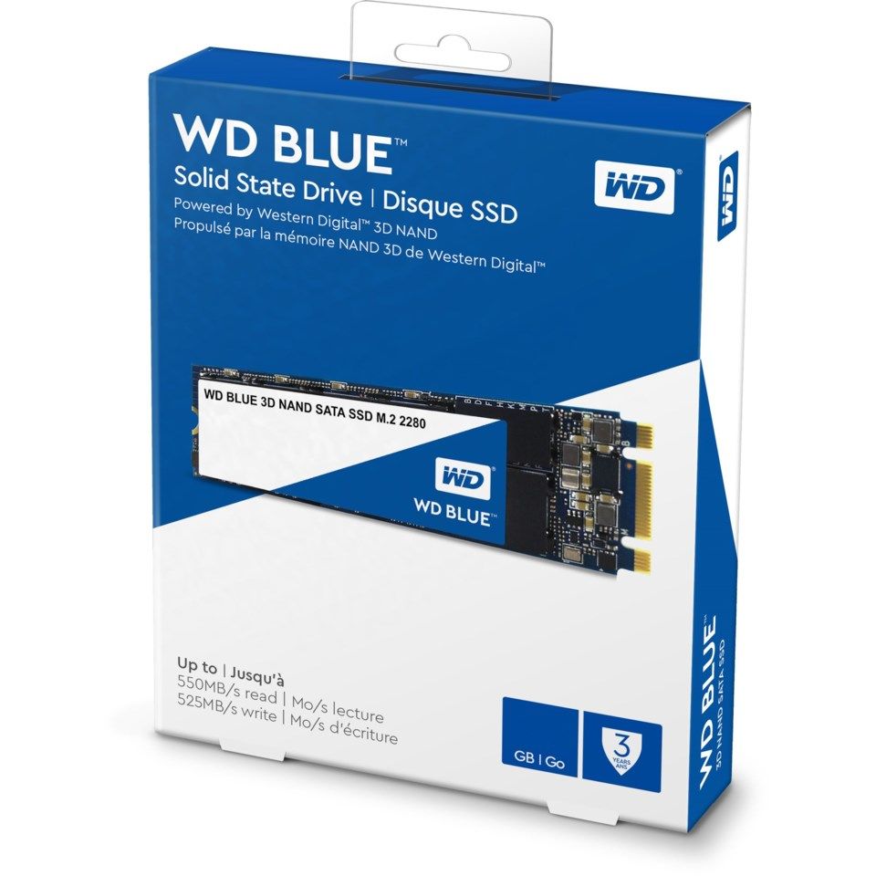 WD Blue M.2 Sata SSD-disk 1 TB