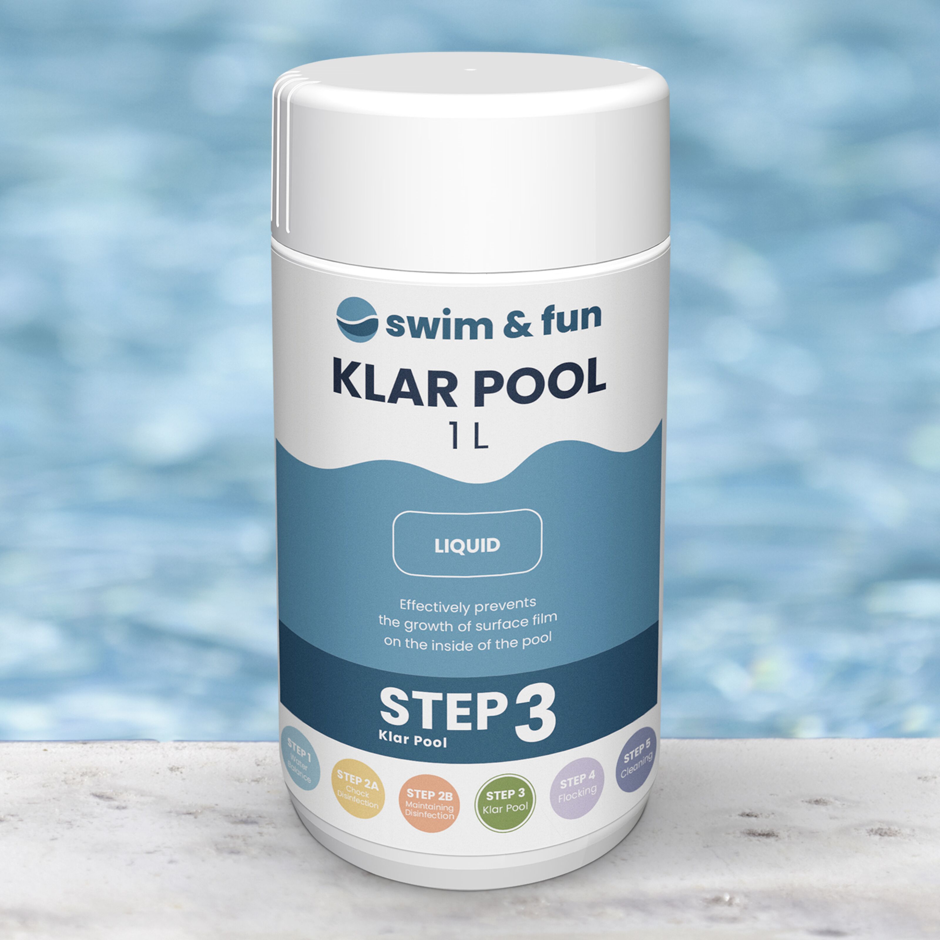 Swim & Fun Klar pool 1 l