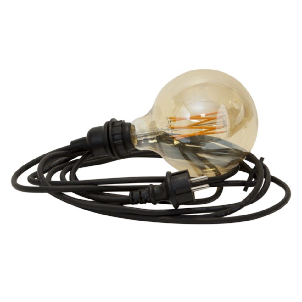 Lamphållare E27 med kabel
