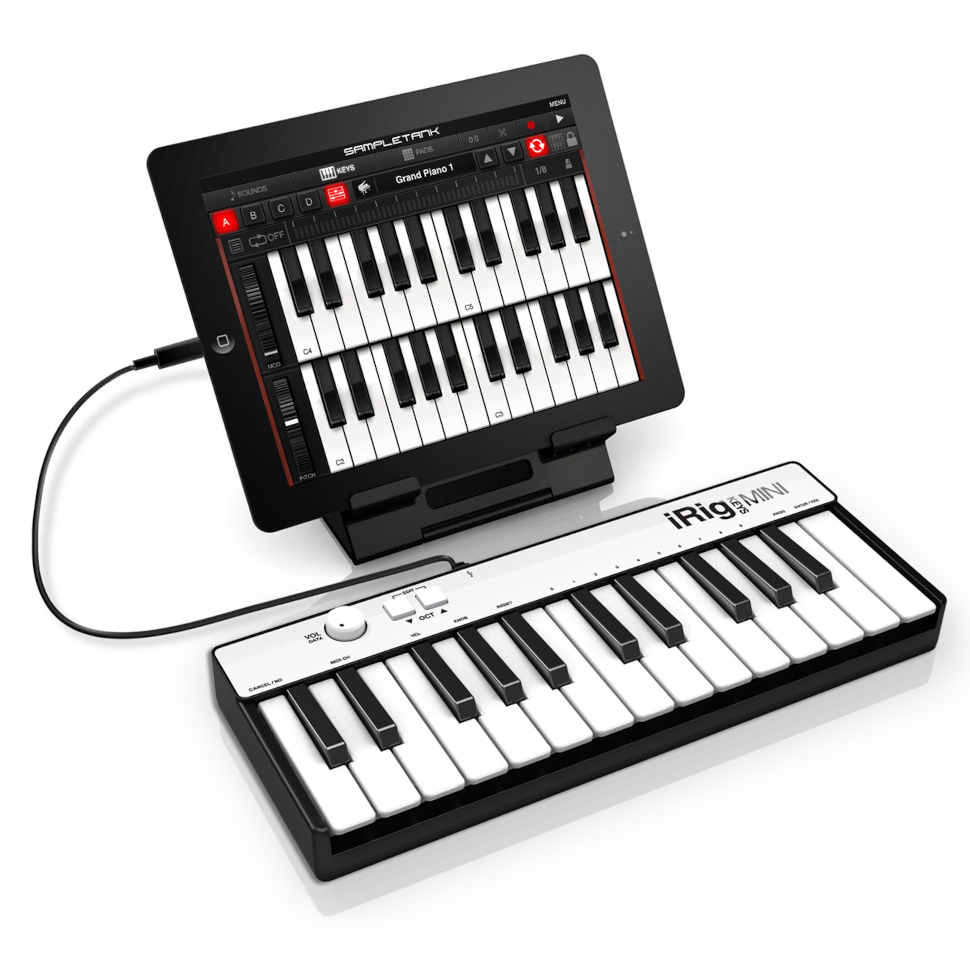 Irig Keys Mini Midikeyboard Keyboard
