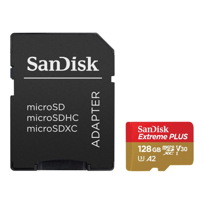 Sandisk Extreme Plus Micro-SD-kort 128 GB